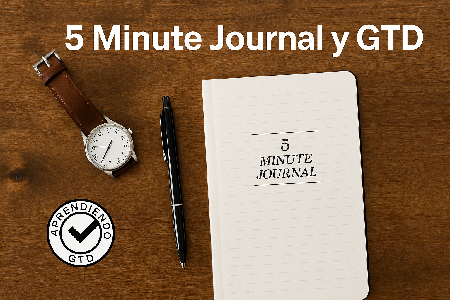 5 minute journal y GTD